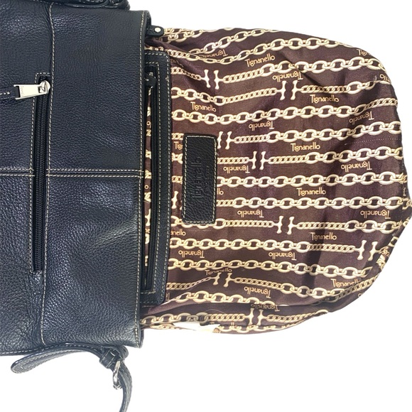 Tignanello Dark Leather Crossbody Bag - Picture 7 of 8